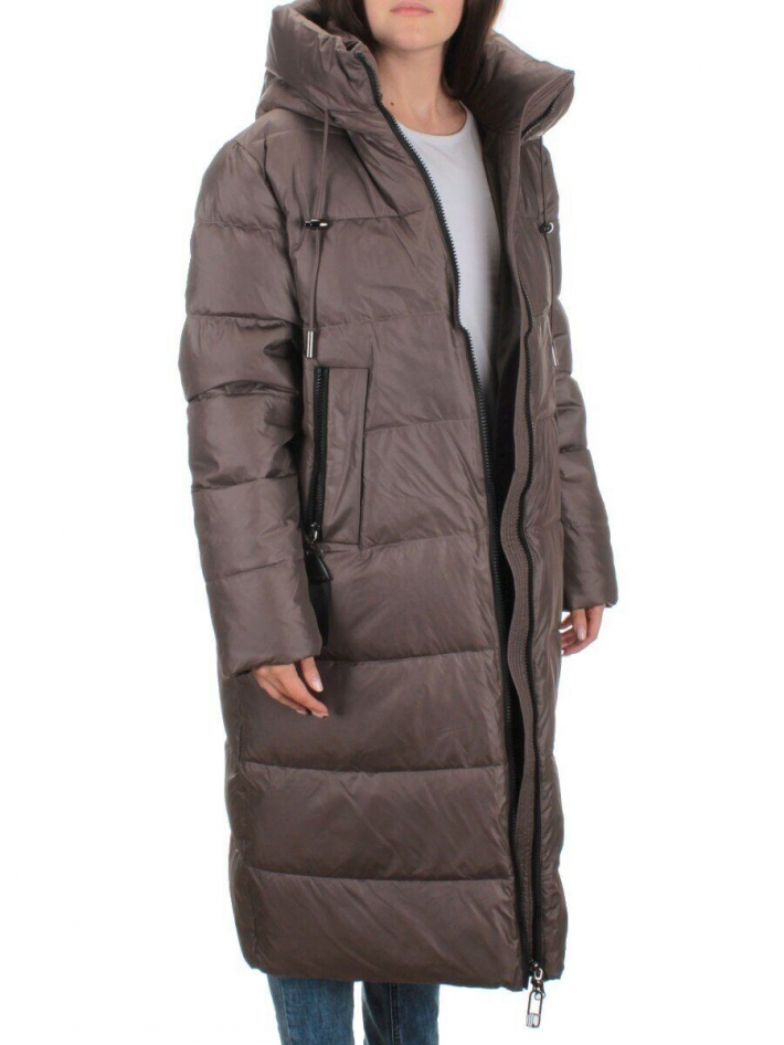 Пальто зимнее женское (200 гр .холлофайбер) X4OE0O