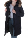 Пальто с мехом енота Kacuci NT59KD