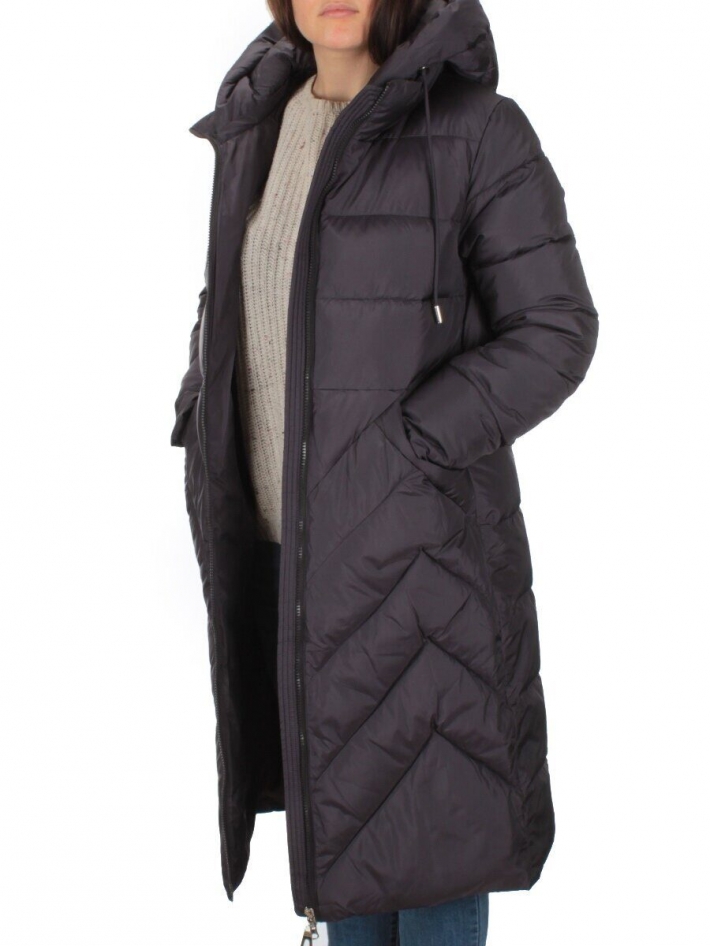 Пальто зимнее женское Flance Rose (200 гр. холлофайбер) LUCHKU