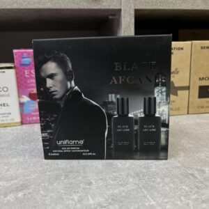 Парфюмерный набор Uniflame Black Afcane (Eau de Parfum). Этот аромат является бюджетной версией (репликой) культовых селективных духов Nasomatto Black Afgano.  Цена 30.00 руб