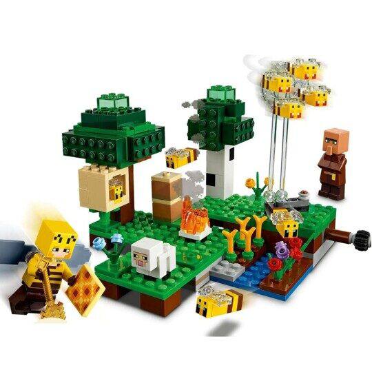 Конструктор Майнкрафт My World (аналог LEGO Minecraft) 91165 «Пасека» или «Пчелиная ферма» 238 деталей — изображение 5