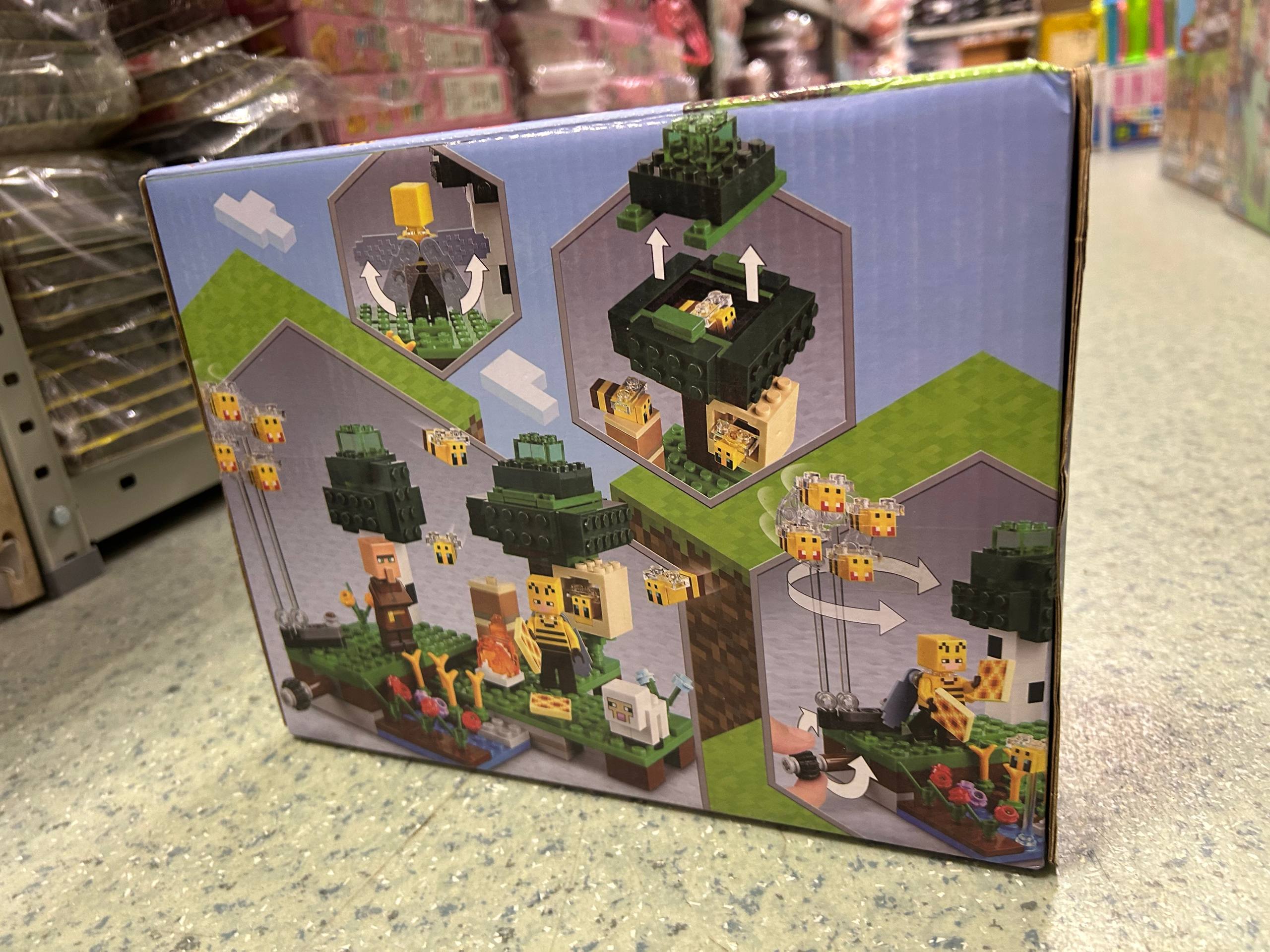 Конструктор Майнкрафт My World (аналог LEGO Minecraft) 91165 «Пасека» или «Пчелиная ферма» 238 деталей — изображение 3