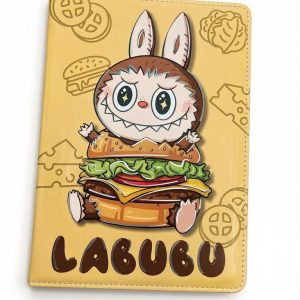 Блокнот Labubu «Гамбургер» (А5) — яркий ежедневник с Лабубу
