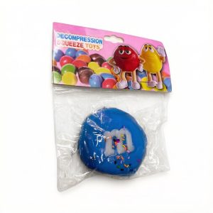 Игрушка-антистресс «M&M’s» синяя (Decompression Squeeze Toy)