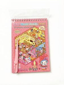 Книга с 5D наклейками Mini World Scenic Book (Sanrio), 16 стр.