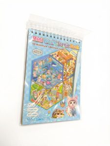 Объемный блокнот с 5D стикерами «Mini World Scenic Book» (с пинцетом)