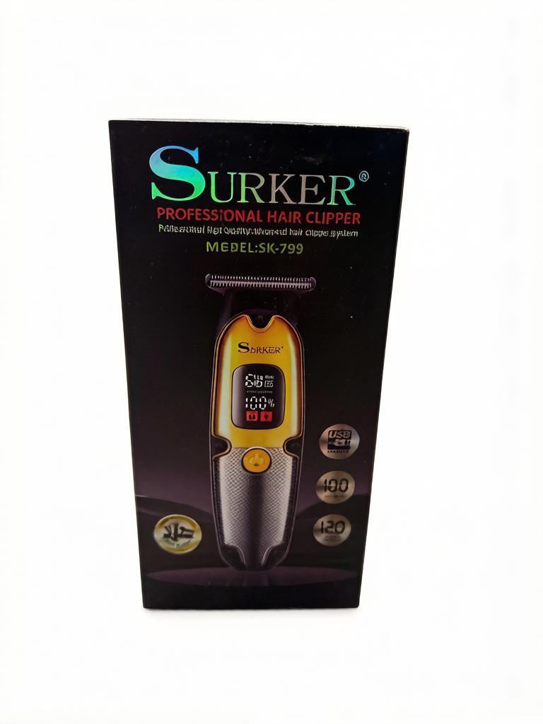 Профессиональная машинка для стрижки волос и бороды Surker SK-799