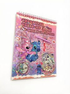 Детский блокнот с наклейками и раскрасками Стич (Stitch Character Dress-Up & Scene Coloring Book)