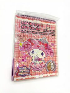 Детская книжка-раскраска с наклейками My Melody (Character Dress-Up & Scene Coloring Book), 16 страниц