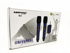 Беспроводной микрофон Shuperd M2 (Комплект из 2 шт. с компактным приемником)