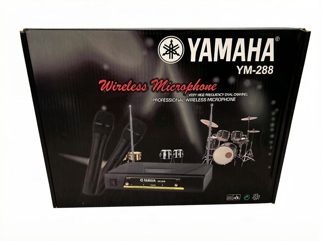 Беспроводная микрофонная система YAMAHA YM-288 (2 микрофона + база)