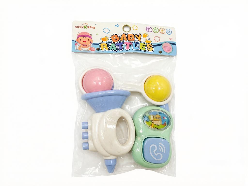 Набор детских погремушек Lucky King Baby Rattles (3 шт.)