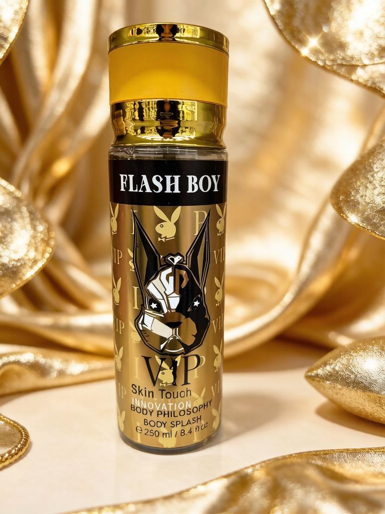 Парфюмированный мужской спрей-мист для тела Body Philosophy Flash Boy VIP, 250 мл